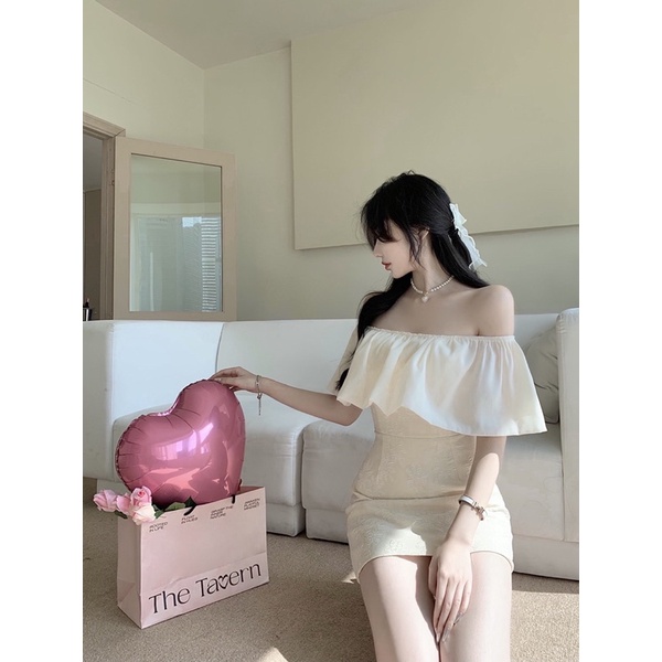 Váy Đầm Nữ Thiết Kế Trễ Vai Dáng Chữ A Cao Cấp Kiểu Pháp 2022 Mùa Hè Phù Hợp Kỉ Yếu Ăn Tiệc Đám Cưới Hàng Quảng Châu | BigBuy360 - bigbuy360.vn