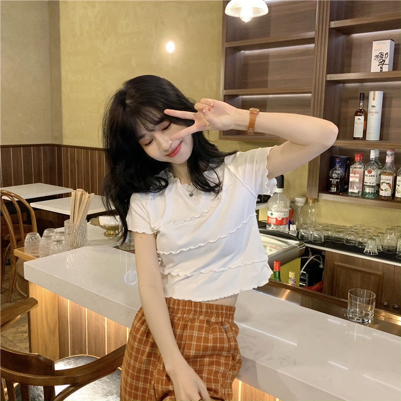 Áo thun tay ngắn phong cách Hàn Quốc thời trang cho nữ JL-TX-123