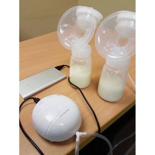 [Tặng 5 Lót Thấm Sữa] Máy hút sữa điện đôi Real Bubee - BQSHOP2016