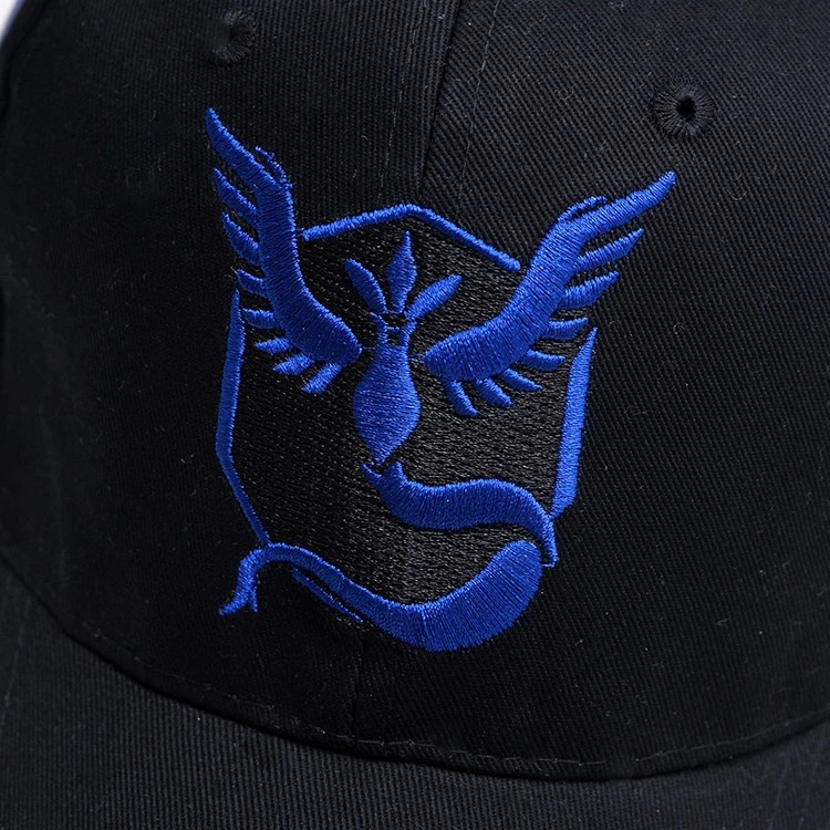 Mũ Lưỡi Trai Màu Đen Thêu Logo Team Instinct/Instinct/Instinct Trong Pokemon Go Thời Trang Cho Nam Và Nữ