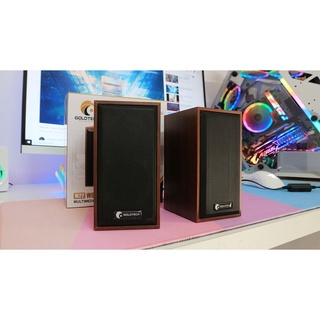Bộ 2 loa vi tính goldtech m22 nhỏ gọn, tiện lợi