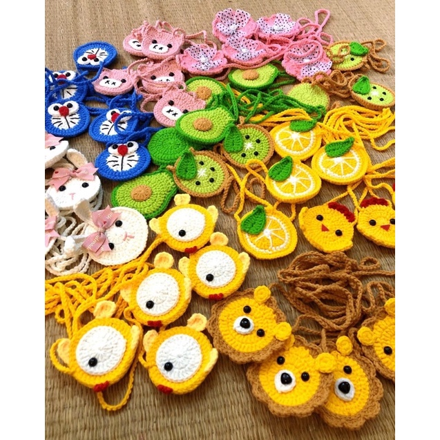 Túi tỏi handmade cho bé, túi tránh vía, túi trẻ sơ sinh