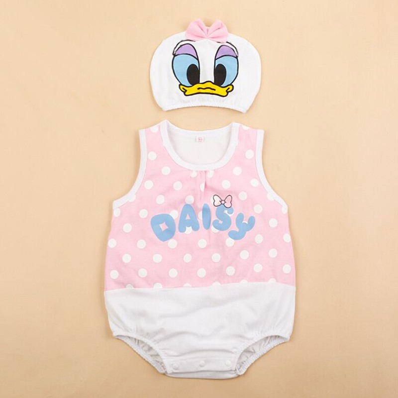 Áo liền quần một mảnh thiết kế nhân vật hoạt hình Mickey cho bé sơ sinh