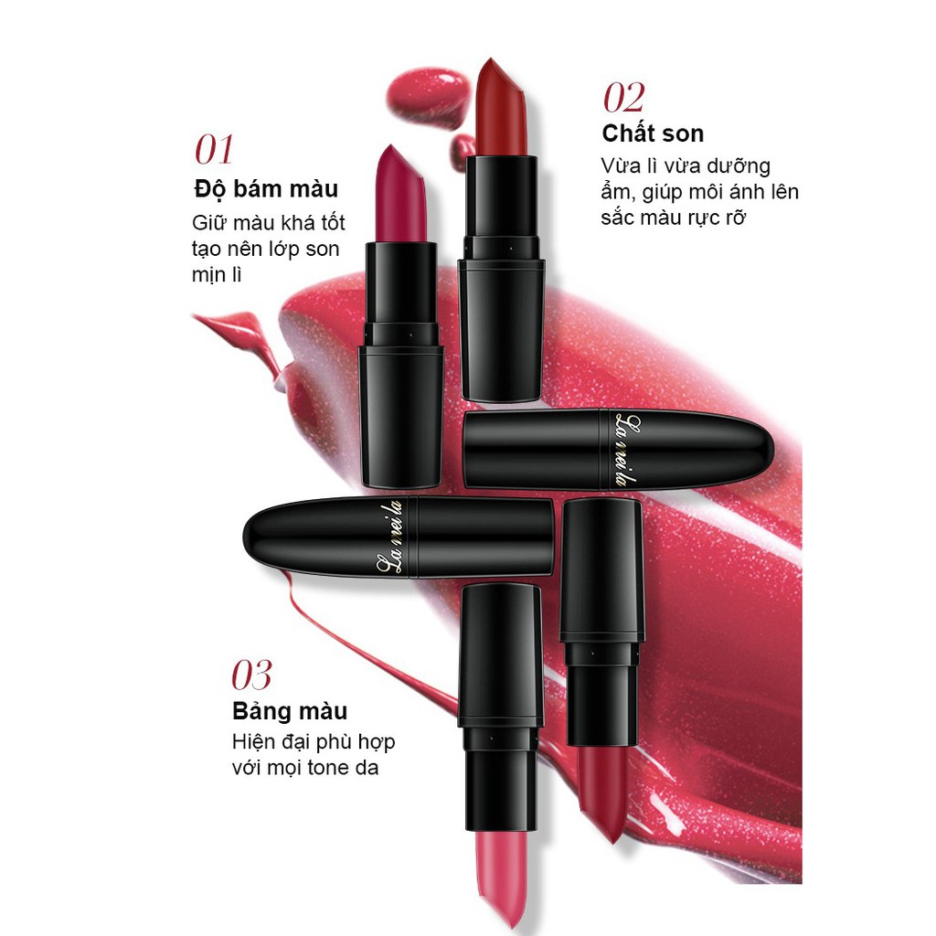 Son lì LaMeiLa siêu nhẹ môi màu sắc quyến rũ [CHÍNH HÃNG] | BigBuy360 - bigbuy360.vn