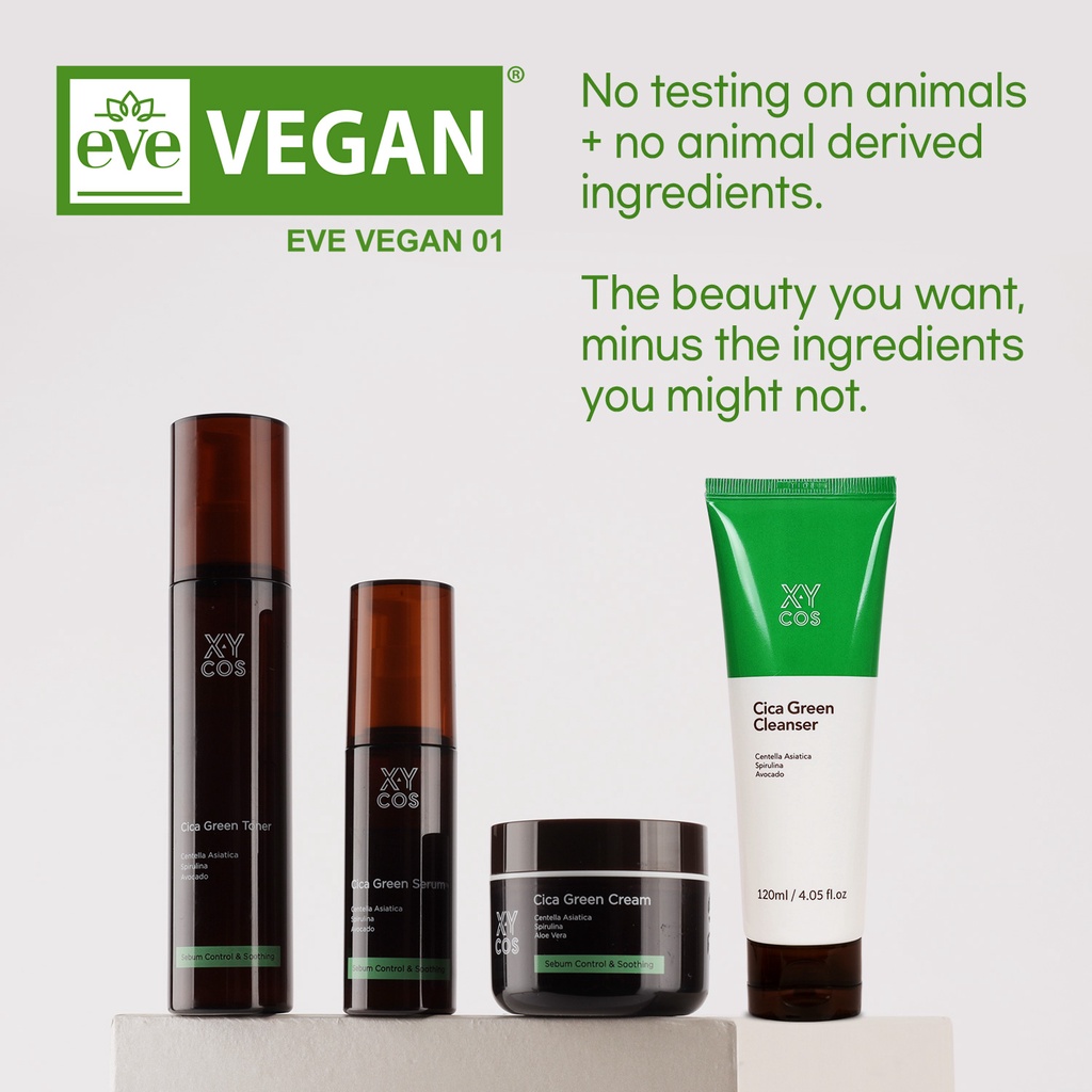 [XYCOS ] Cica Green Serum 50ml 【EVE VEGAN】