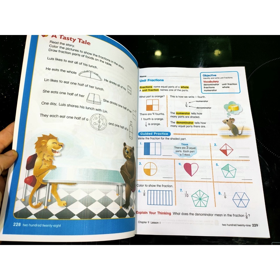 Bộ đẹp 3c - Full Colours - Math - Houghton Mifflin - Grade 2