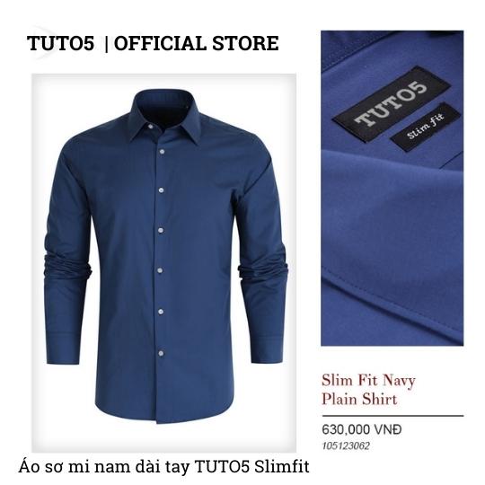 Áo sơ mi nam dài tay công sở trơn TUTO5 thời trang cao cấp chất đẹp Slimfit Shirt kháng khuẩn khử mùi tốt, ít nhăn.
