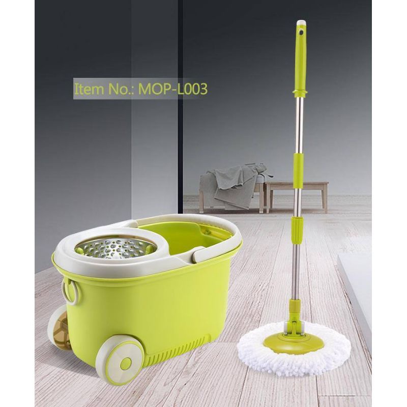 Bộ cây lau nhà xoay tay 360 độ Lock&Lock - Xanh lá - MOP-L003🌻🌼