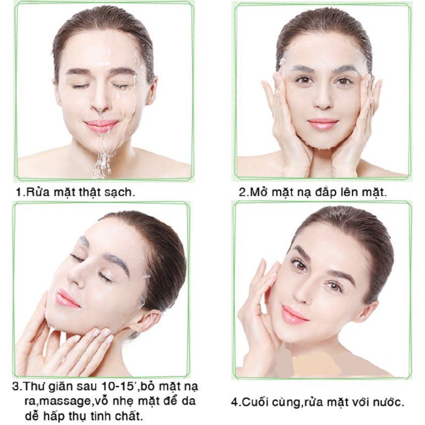 Mặt nạ giấy tảo biển cấp ẩm dưỡng trắng da làm lành mụn 30g MINIGIRL MN5