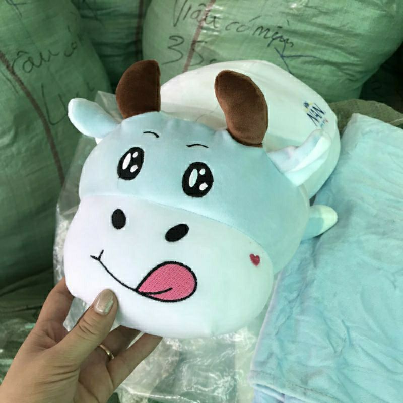 Bộ mền gối Nan(quà khuyến mãi sữa NAN) size : M
