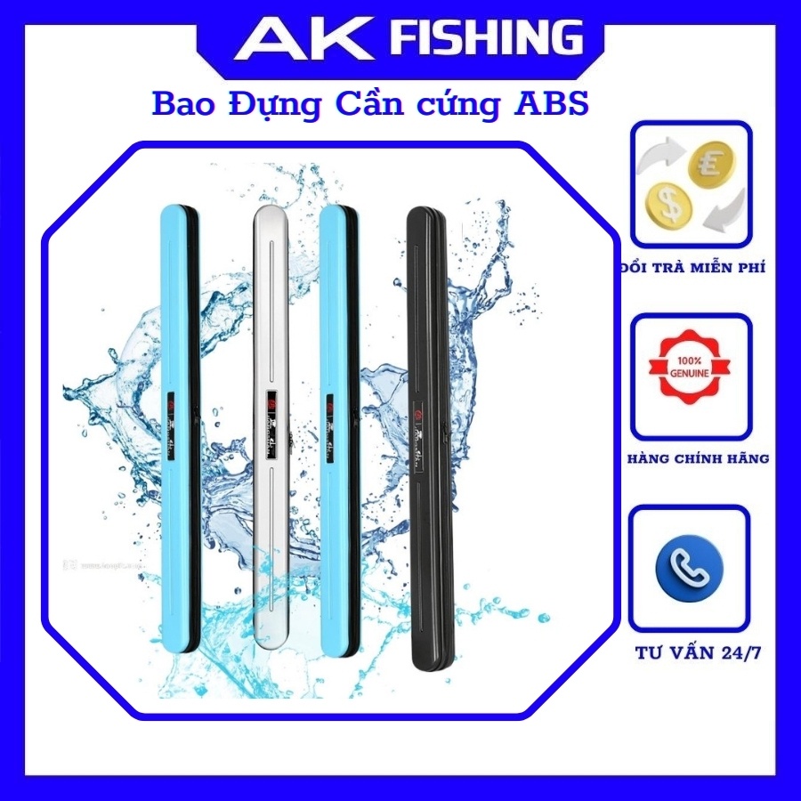 Bao đựng cần câu  ABS nhựa cứng 125 x 9x 9 túi đựng cần câu cá câu đài đơn chống thấm nước chính hãn