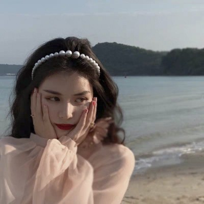 Băng đô đính ngọc trai thời trang cho nữ