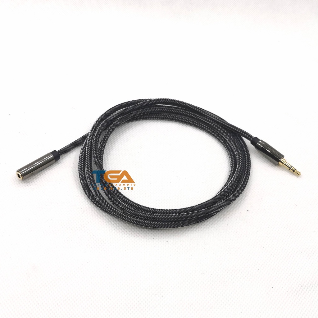 Dây nối dài audio , tai nghe  3.5 ly loại xịn bọc xác rắn