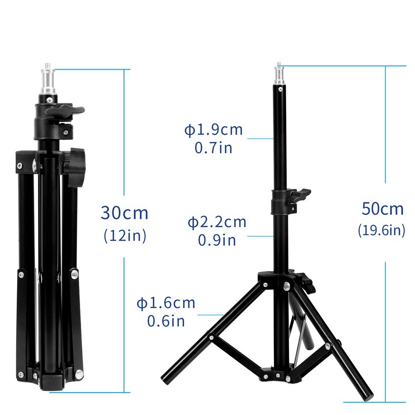 Giá 3 Chân Selens Meking Đỡ Đèn Chuyên Dụng Cho Studio 50Cm