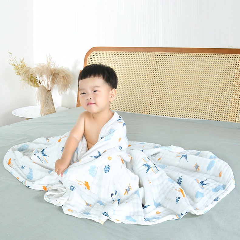 KHĂN TẮM SỢI TRE ADEN  CHO TRẺ SƠ SINH 110X110CM - KHĂN XÔ ORGANIC CAO CẤP SIÊU THẤM HÚT, AN TOÀN DỊU NHẸ CHO TRẺ