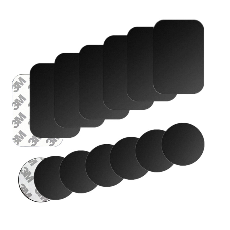 Tấm kim loại cho giá đỡ nam châm trên xe hơi + băng dính