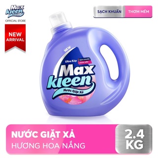 [HN] Sẵn Can Nước Giặt Xả Maxkleen 2.4kg ( 3 mùi hương: Hương Hoa Huyền Diệu, Hương Hoa Nắng, Hương Vườn Sớm Mai)