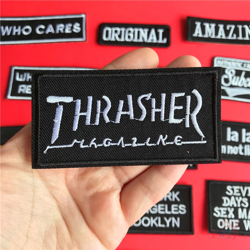 Miếng ủi thêu trang trí chữ tiếng anh thời trang 20 kiểu tùy chọn