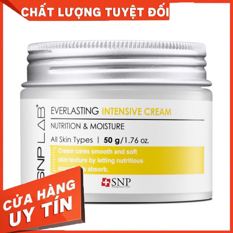 Kem Dưỡng Trắng Chống Lão Hóa Chuyên Sâu Dành Cho Da Nhạy Cảm Da Khô SNP LAB+ Everlasting Intensive Cream
