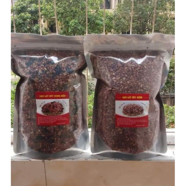 1kg gạo lứt sấy vị muối mè thực dưỡng (giá sale)