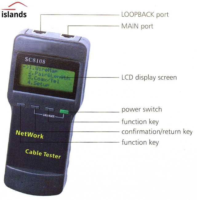 Máy kiểm tra cáp mạng đa năng SC8108
