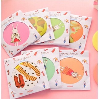 Combo 5 Chiếc Gương Mini Cầm Tay Tiện Lợi Trang Điểm Bỏ Túi Mang Đi Học Du Lịch - Giao Màu Ngẫu Nhiên