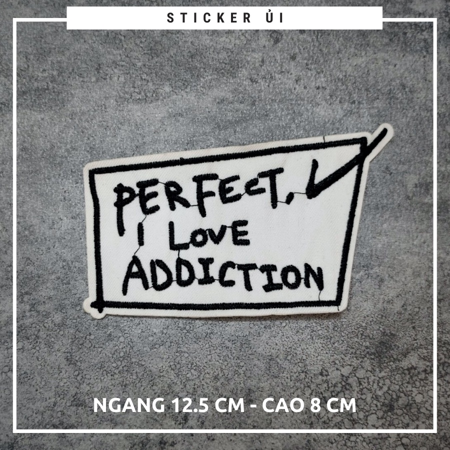 Sticker ủi áo Cao cấp - CÓ SẴN KEO ỦI - sticker vải dùng làm miếng vá áo, phụ kiện trang trí quần áo, balo, giày, nón