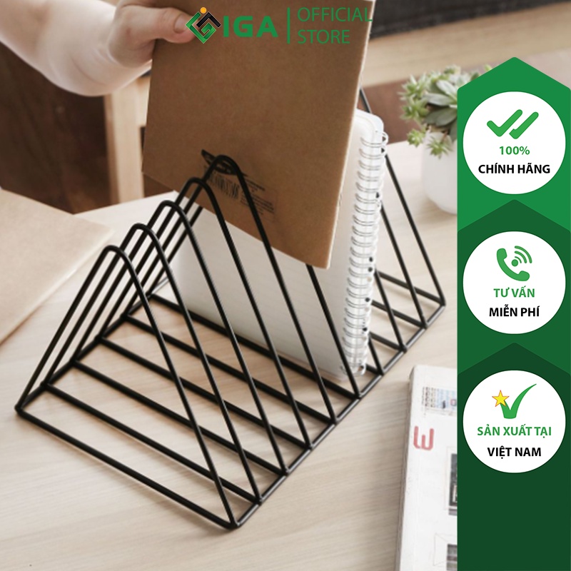 Kệ sách để bàn làm việc kệ sách nhỏ sơn tĩnh điện - GM47