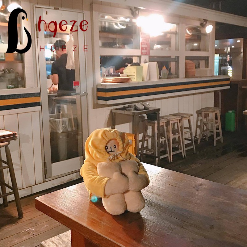 Gấu Nhồi Bông Hình Quả Chuối Ấm Áp Đáng Yêu 40cm