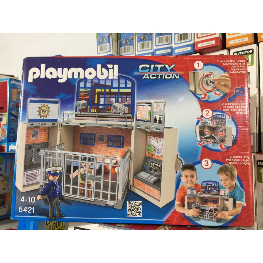 Đồ Chơi Lắp Ráp Mô Hình Trại Giam Tội Phạm PLAYMOBIL 5421