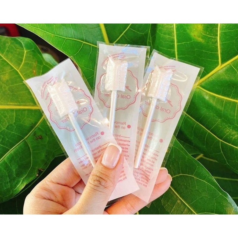 Que tưa lưỡi, rơ lưỡi V-coool, hộp 30 que