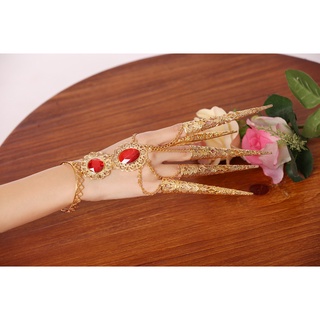 Hộ chỉ móng tay cổ trang, Móng tay múa phật