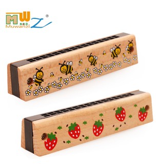 Kèn harmonica đàn gỗ tự nhiên sịn cho bé