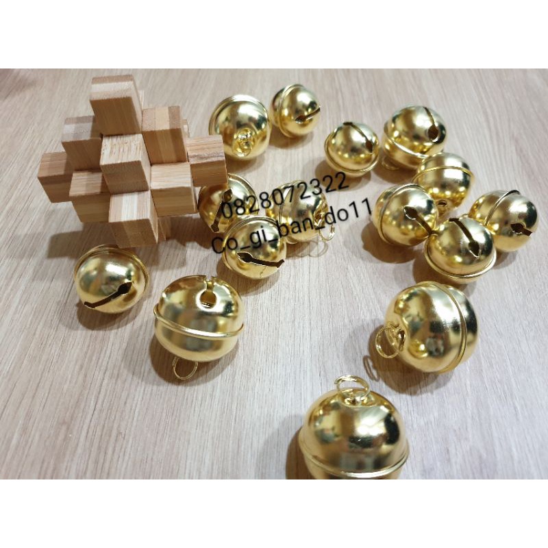 Chuông (Lục Lạc) Size Đại Trang Trí Mạ Vàng.