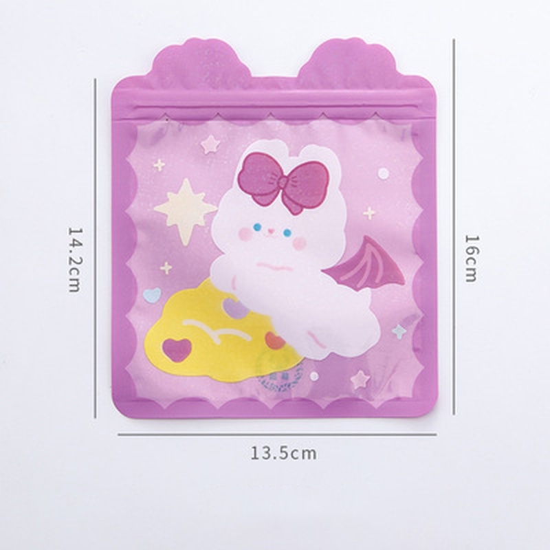 Set 5 Túi Đựng Kẹo / Trang Sức / Quà Tặng Chống Thấm Nước Họa Tiết Hoạt Hình Dễ Thương