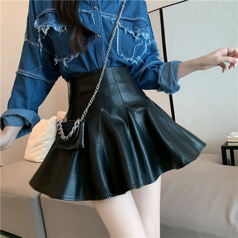 CHÂN VÁY DA LUDA FORM CHUẨN XINH