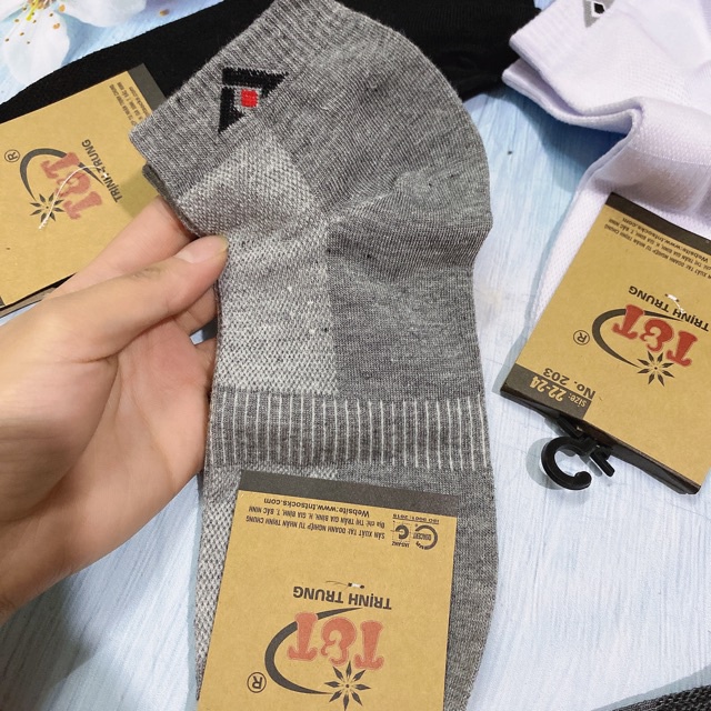 Tất Vớ Nhật Nam T&amp;T: cotton thoáng mát loại 1 cực hot thoáng mát êm chân, KHÁNG KHUẨN - AQ STORE