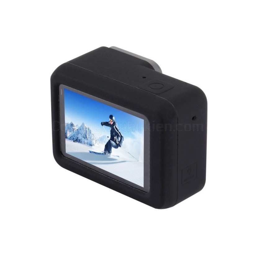 Vỏ Silicon Kèm Nắp Che Cho Máy Gopro Hero 5/6/7 | BigBuy360 - bigbuy360.vn