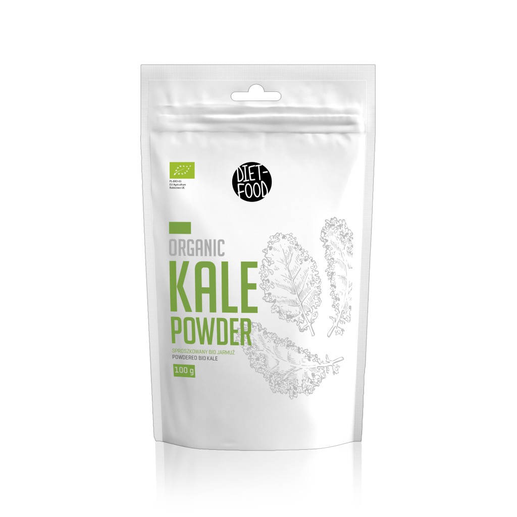 Bột cải xoăn hữu cơ Kale Organic Powder 100g - Nhập khẩu BA LAN