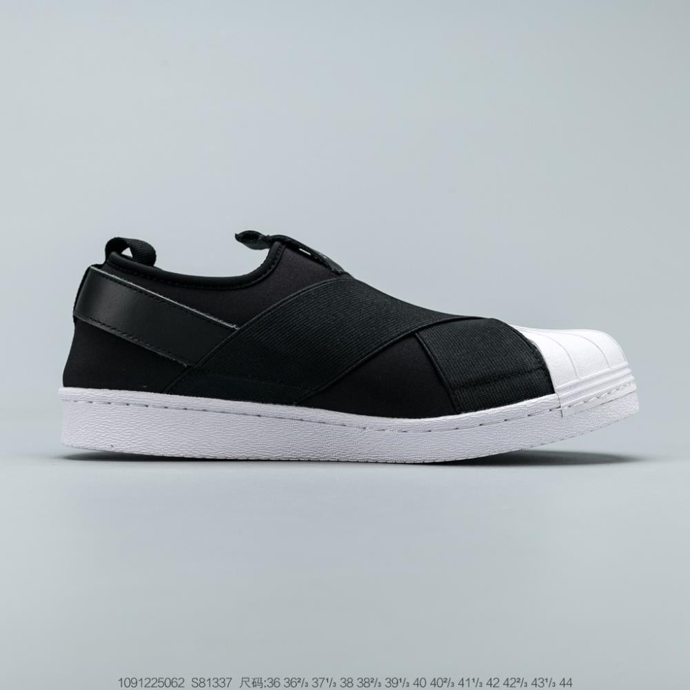 SẴN Giày Adidas Superstar Slip-On Shell Head One Đạp Đen Samurai Casual Sneakers S81337 BH 2 Năm 2020 New Có Sẵn . * ' :