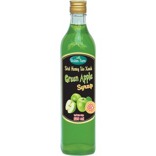 Siro GoldenFarm Táo Xanh 520ml