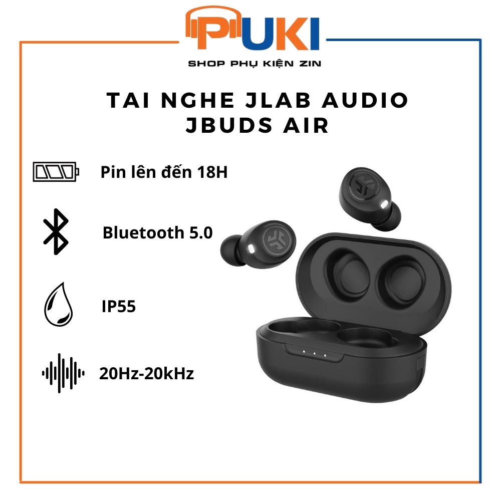 Tai nghe JLAB Audio JBuds Air True Wireless - Tai nghe không dây bluetooth 5.0