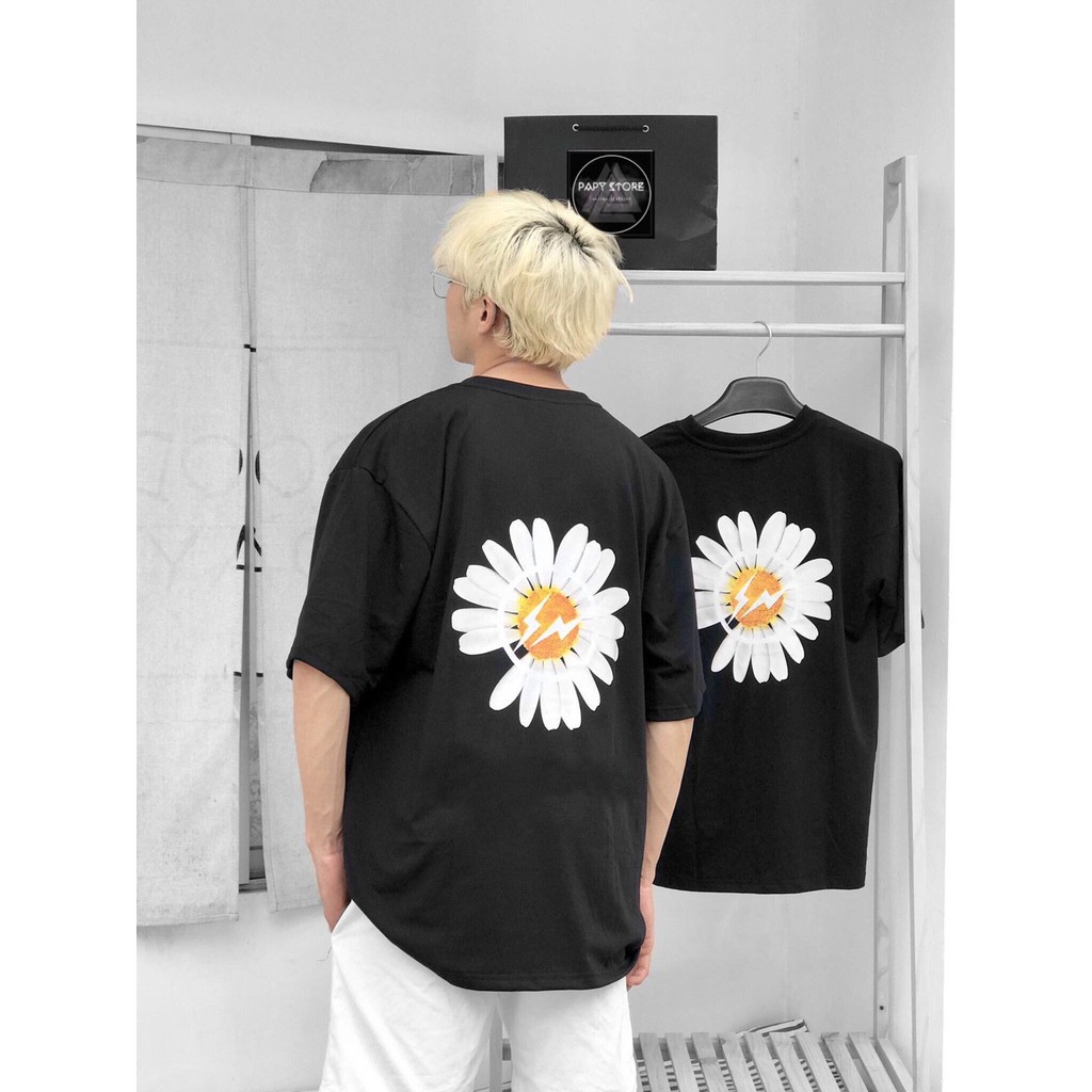 Áo thun Overtee Hoa Cúc DAISY 2 Unisex - Áo thun Oversize - Áo thun tay lỡ form rộng Phillip