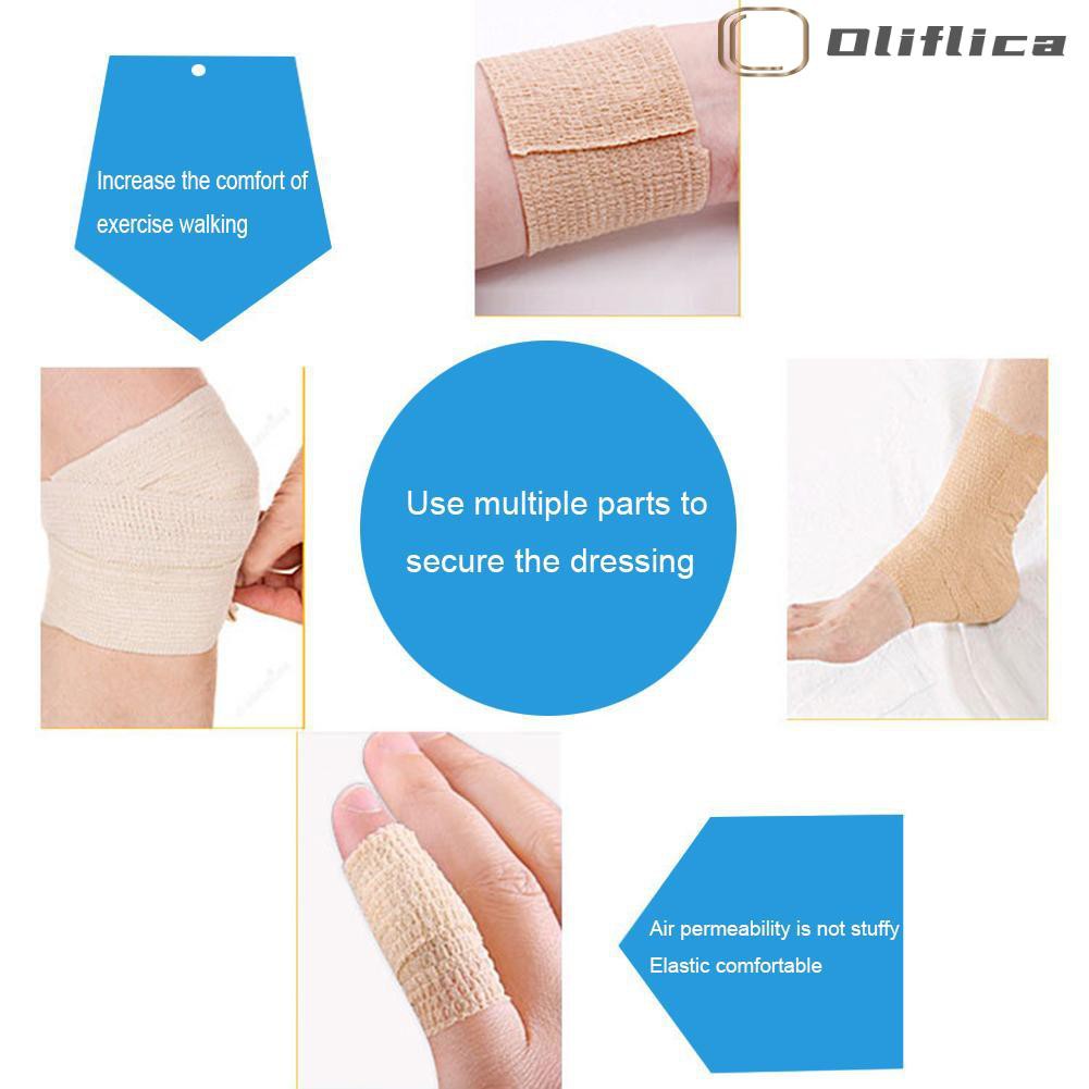 Mới Cuộn Băng Gạc Sơ Cứu Co Giãn Thoáng Khí