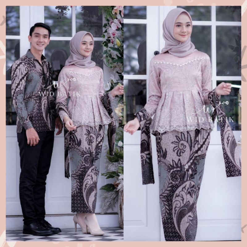 Áo Blouse Javanese Hiện Đại BATIK GISELLA Javanese Cũ, Tốt Nghiệp, Mới Nhất