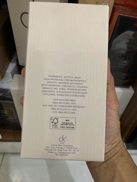Nước hoa ck one edt 200ml fullbox (hộp sx không seal kiếng) | Thế Giới Skin Care