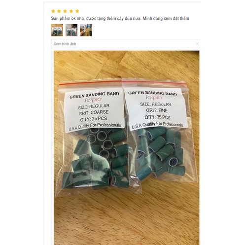 Dũa Móng Tay Dingxi Xanh- Dũa Da Bò Xanh Dũa Phá Gel Phá Bột Siêu Bền Độ Nhám 80