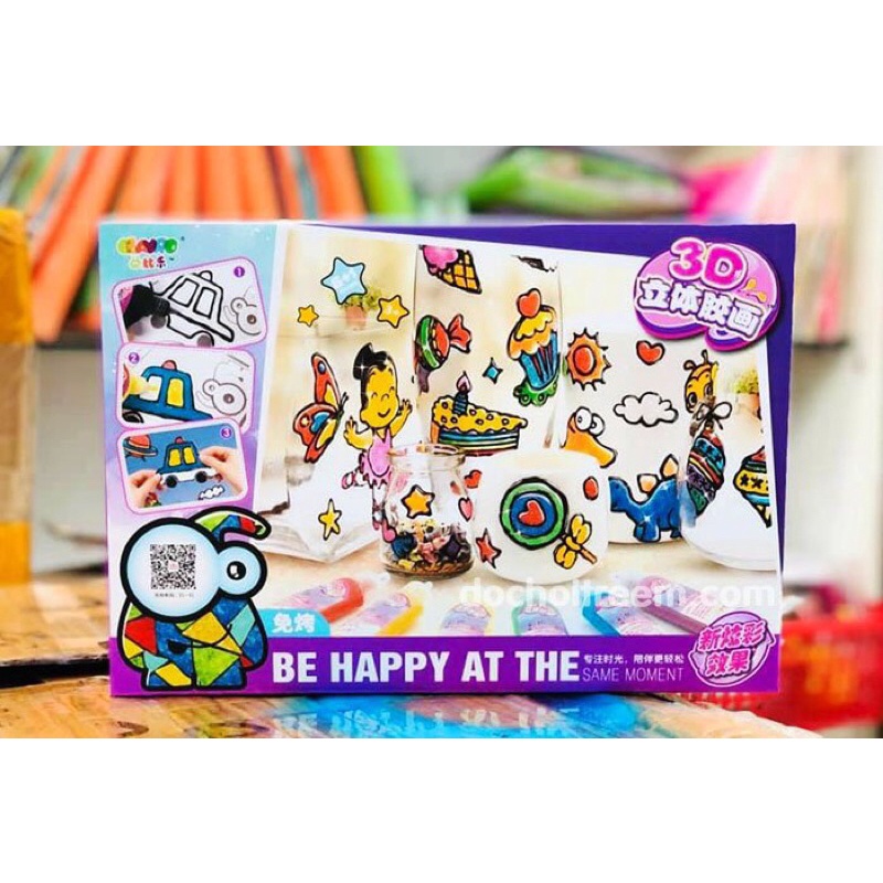 Bộ vẽ và tô màu 3D làm hình dán