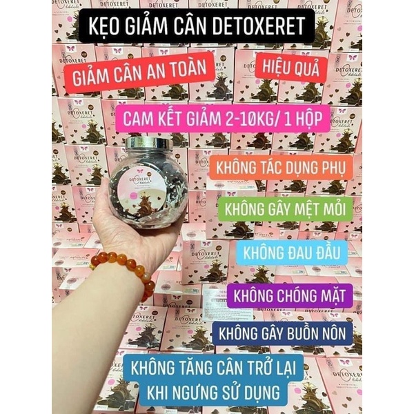 Combo 2 Hộp kẹo detox chokolade sô cô la