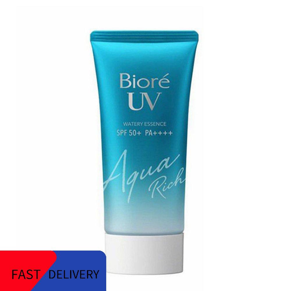 (hàng Mới Về) Kem Chống Nắng Biore Uv Aqua Rich Watery Spf50 + Pa + + + + + Dưỡng Ẩm Làm Trắng Da Cho Nam Và Nữ